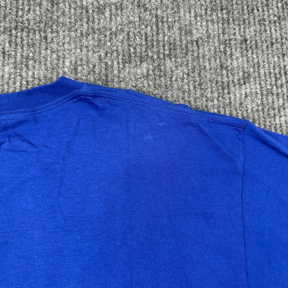 Vintage NFL New York Giants T-Shirt Mens XL 2003 Y2K Royal Blue Embroidered - Picture 6 of 12